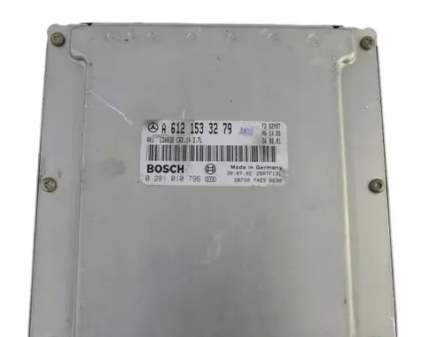 Mercedes-Benz ML W163 Engine control unit/module A6121533279