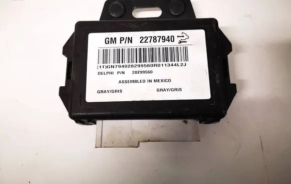 Opel Antara Comfort/convenience module 22787940 28299560
