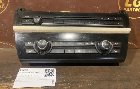 BMW 5 F10 F11 Climate control unit 923363201