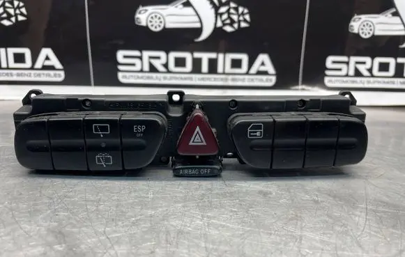 Mercedes-Benz C W203 Hazard light switch 2038218258 3306370201 20627004001