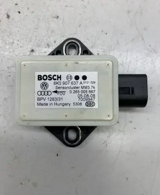 Audi A4 S4 B8 8K ESP acceleration yaw rate sensor 8K0907637A 0265005667