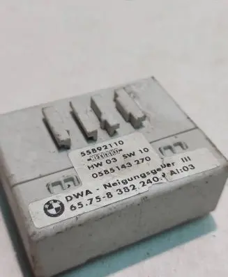 BMW X5 E53 Alarm control unit/module 65758382240 55892110 0585143270