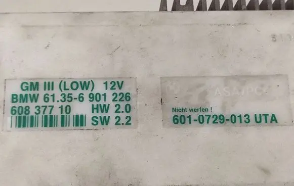 BMW 5 E39 Comfort/convenience module 61356901226 60837710 6010729013UTA
