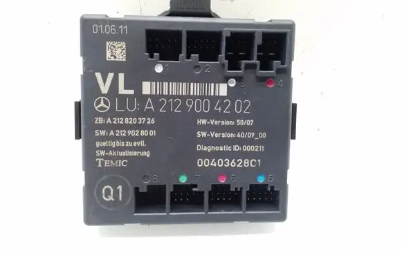 Mercedes-Benz E C207 W207 Door control unit/module A2129004202 A2128203726 A2129028001