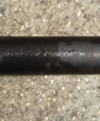 BMW 5 E39 Engine coolant pipe/hose 2247820