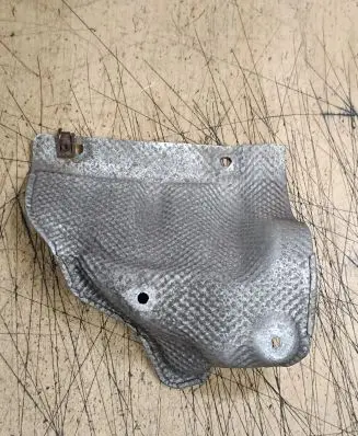 Heat shield in engine bay