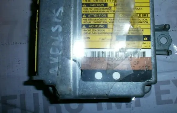 Toyota Avensis T220 Airbag control unit/module 8917005030 202592102D