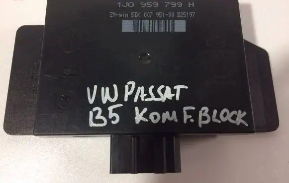 Volkswagen PASSAT B5 Comfort/convenience module 1J0959799H 5DK00795100