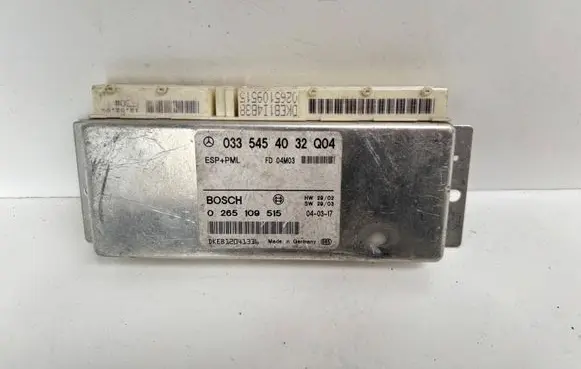Mercedes-Benz E W211 ESP (stability system) control unit 0335454032 0265109515 DKEB12041336