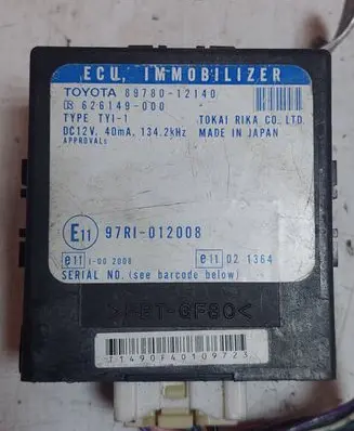 Toyota Corolla E140 E150 Engine control unit/module 8978012140 626149000 97RI012008