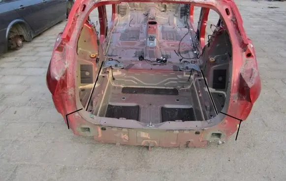 Honda Civic IX Trunk bottom trim panel 