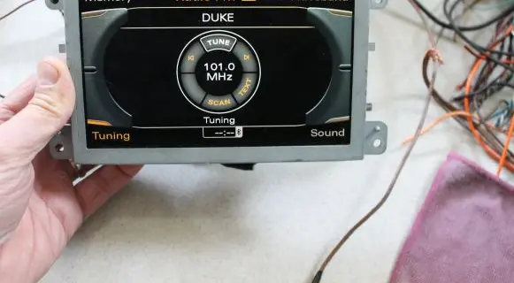 Audi A4 S4 B8 8K Screen/display/small screen 4F0919604 BE9356 MMI3G