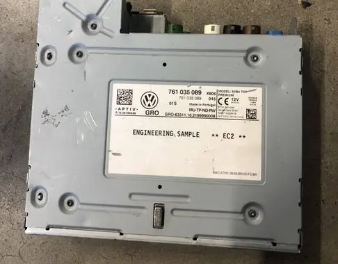 Volkswagen Touareg III MMI control unit 761035089