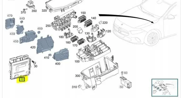 Mercedes-Benz E W213 Engine control unit/module A2749002900