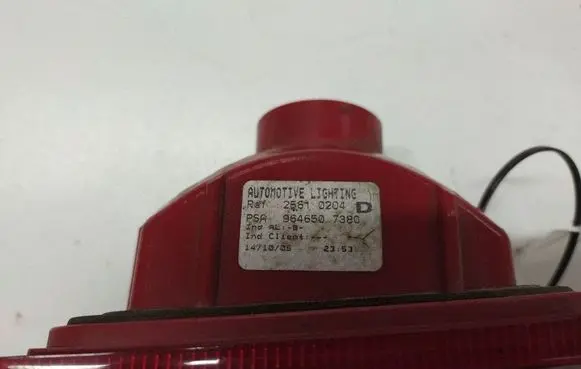 Peugeot 407 Tailgate rear/tail lights 9646507380