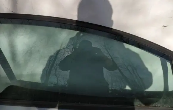 Citroen C4 I Front door window glass four-door