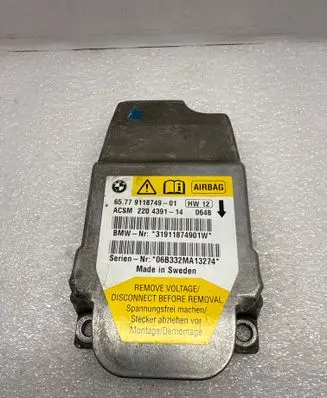 BMW 5 E60 E61 Airbag control unit/module 9118749 31911874901W 22043914