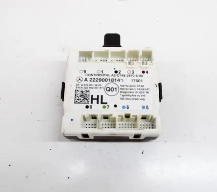 Mercedes-Benz GLC X253 C253 Door control unit/module A2229001814 A2229023213