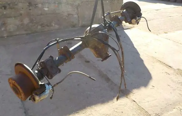 Mercedes-Benz Sprinter W901 W902 W903 W904 Rear axle beam with reductor 
