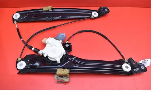 Front door window regulator with motor