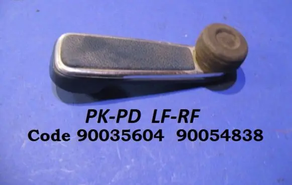 Opel Ascona C Front door window winding handle 90035604 90054838