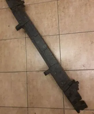 Front bumper foam support bar