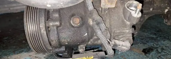 Peugeot 207 Air conditioning (A/C) compressor (pump) 9651910980