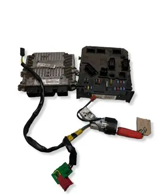 Peugeot 1007 Engine ECU kit and lock set 9655939780