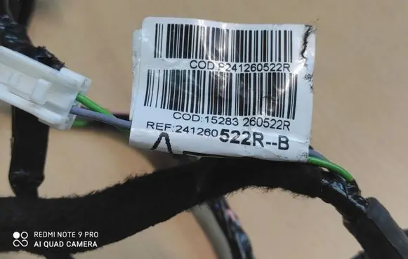 Dacia Duster Rear door wiring loom 241260522R