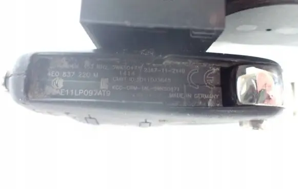 Audi A8 S8 D3 4E Ignition lock 3D0905865E 4E0837220M