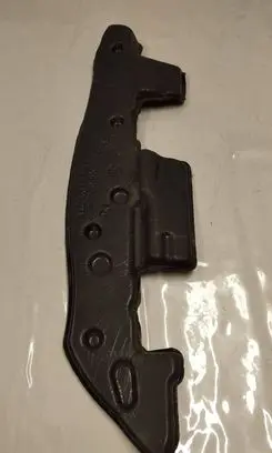 Front bumper foam support bar