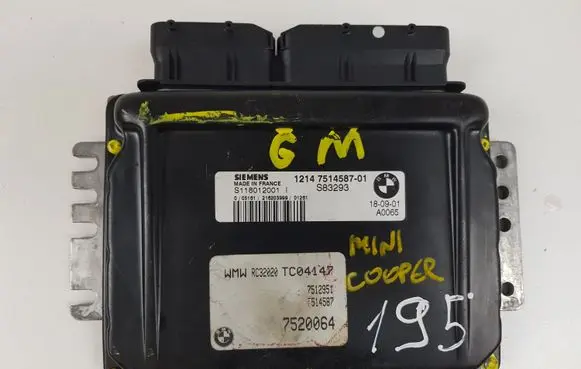 Mini One - Cooper Coupe R56 Engine control unit/module S118012001 7520064