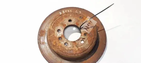 Peugeot 607 Rear brake disc neventiliuojamas