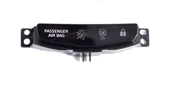 Passenger airbag on/off switch