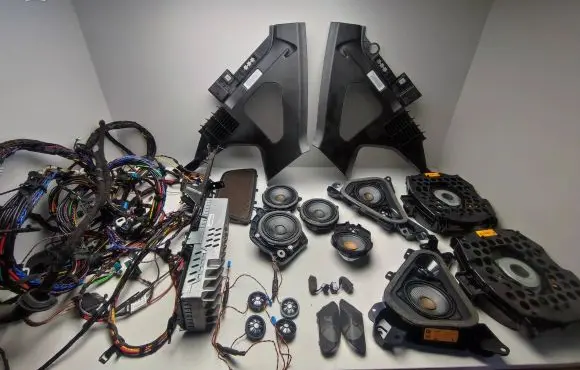 BMW X3 F25 Audio system kit 65129384637 65129393182