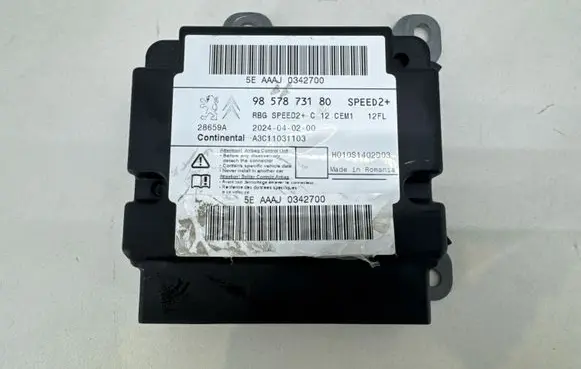 Opel Corsa F Airbag control unit/module 9857873180