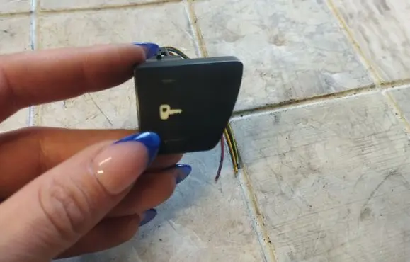 Peugeot 307 Central locking switch button 96366684XT