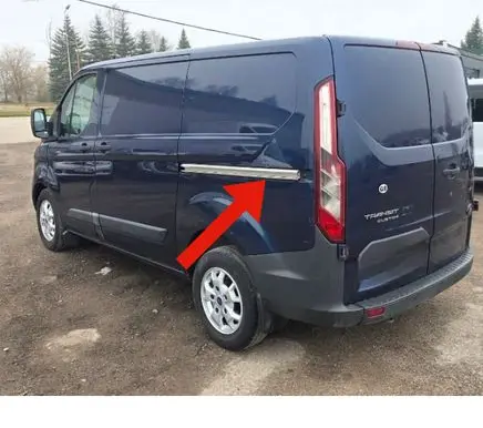 Ford Transit Custom Sliding door middle rail 