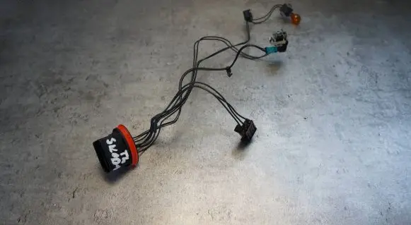 Skoda Superb B6 (3T) Right interior wiring harness 