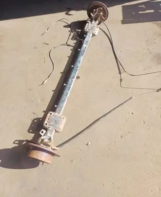 Rear axle beam