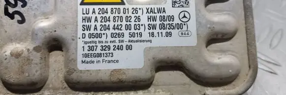 Mercedes-Benz C W204 Headlight ballast module Xenon A2048700126 A2048700226 A2044420003