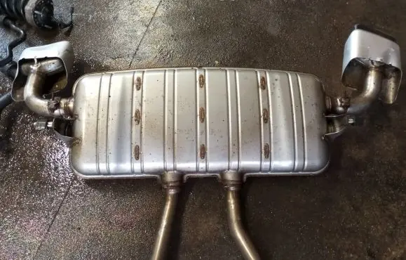 Porsche Cayenne (92A) Muffler/silencer 7P5253211