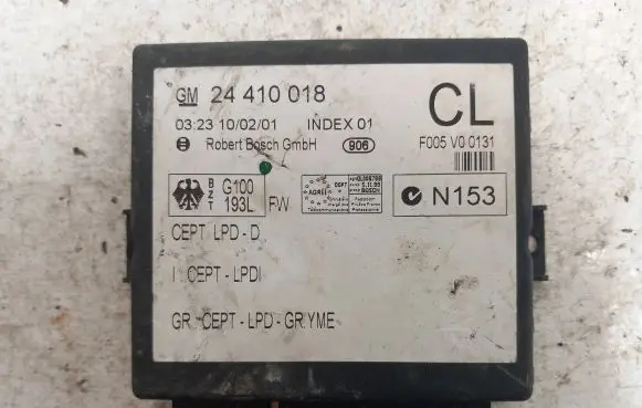 Opel Zafira A Comfort/convenience module 24410018 F005V00131