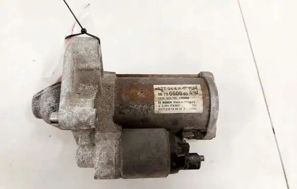 Citroen DS3 Starter motor 9675660680