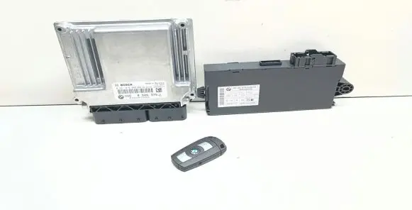 BMW 1 E81 E87 Engine ECU kit and lock set 8506375 0281016069 9147226