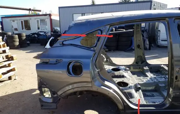 Nissan Qashqai J12 Rear quarter panel 