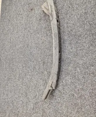 Front bumper foam support bar
