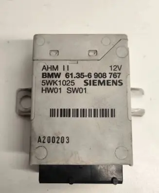 BMW 3 E46 Tow bar trailer control unit/module 61356908767 5WK1025 A200203