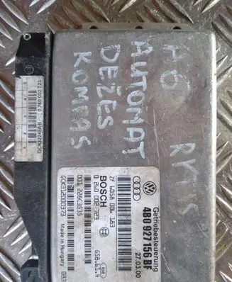 Audi A4 S4 B6 8E 8H Gearbox control unit/module 4B0927156BF ZF6058006183 0260002723
