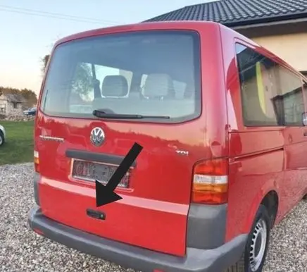 Volkswagen Transporter - Caravelle T5 Tailgate/trunk/boot exterior handle 6N0827565D 6X0827565B 7M3827565